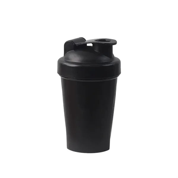 13.5 Ounce Round Protein Shaker Bottle BPA Free Plastic