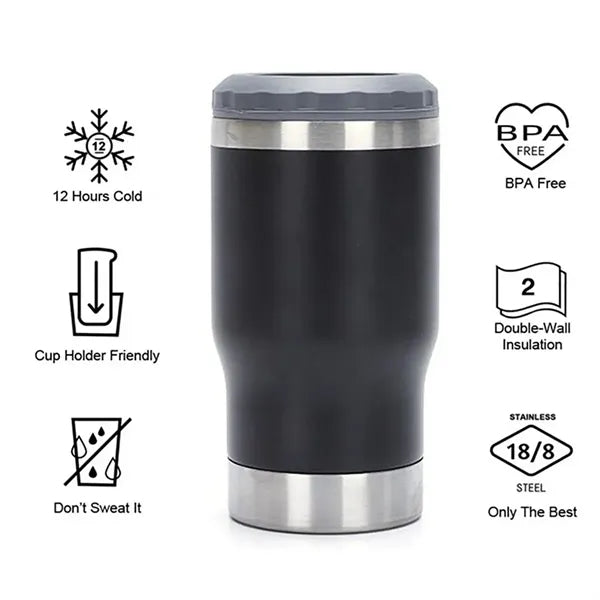 4 in 1 Portable Can Cooler With Bottle Opener
