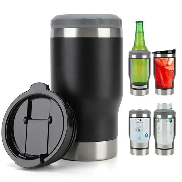 4 in 1 Portable Can Cooler With Bottle Opener