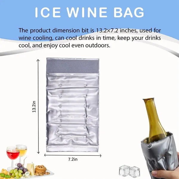 Rapid Gel Wine Bottle Chill Cooler Ice Pack