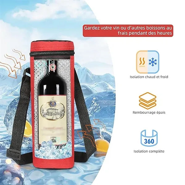 Oxford Waterproof Bottle Cooler Carry Bag