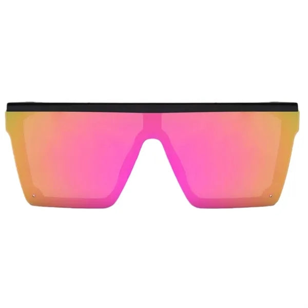 Square Women Sunglasses Thick Frame Flat Top UV Protection