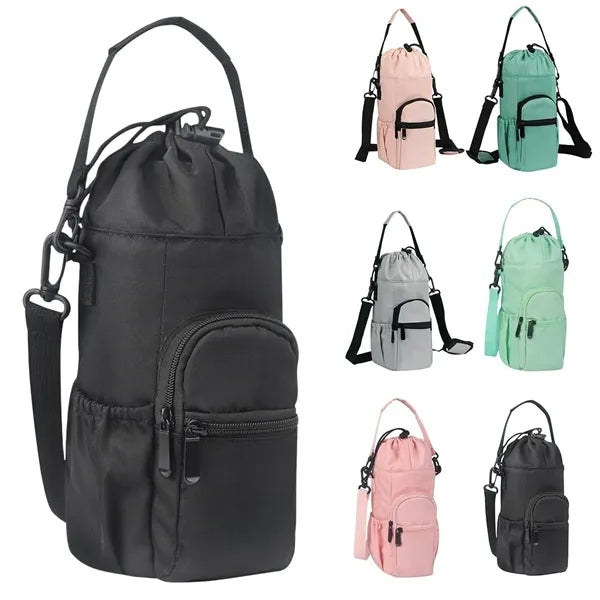 Crossbody Insulated Water Bottle Sling Bag Case