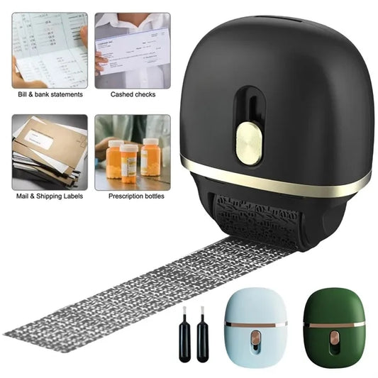 Protection Privacy Roller Stamp Unpacking Tool With with 2 R