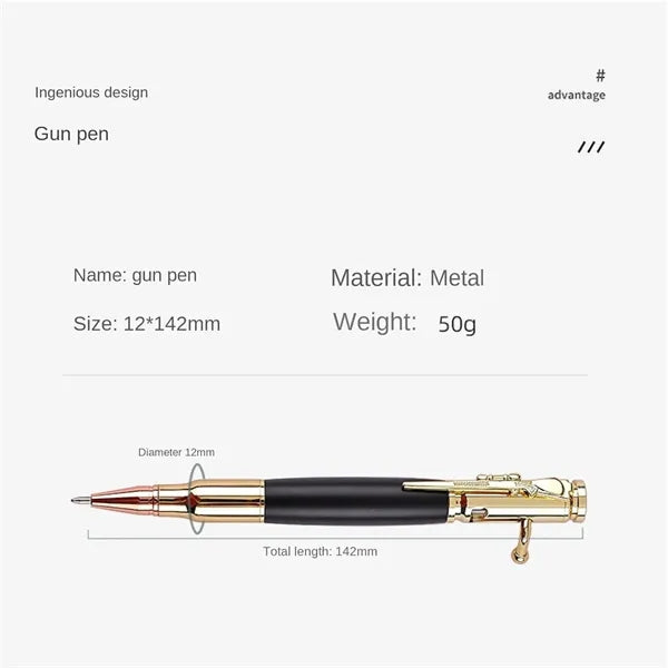 Luxury Bolt Action Ballpoint Pen