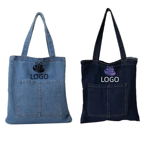 Light Weight Soft Denim Tote