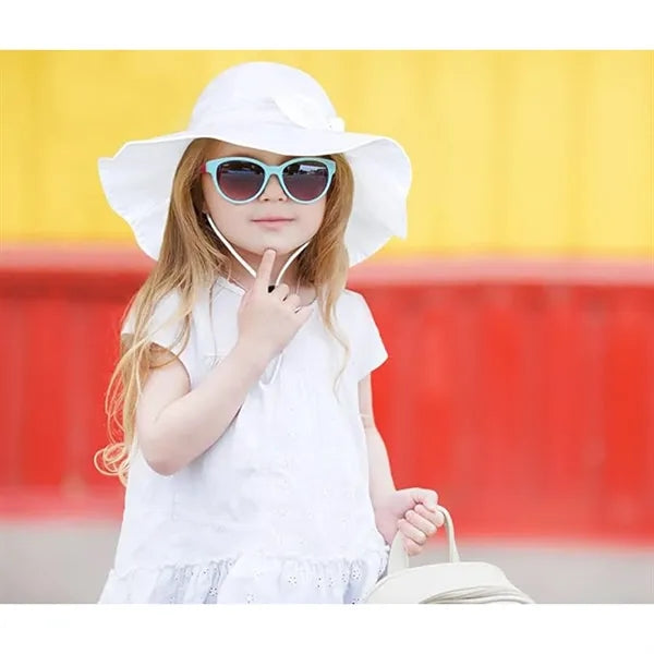 Baby Girl Sun Hat with UPF 50 Outdoor Adjustable Beach Hat