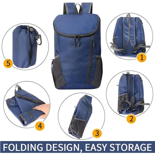 Portable Foldable Backpack Folding Mountaineering Bag