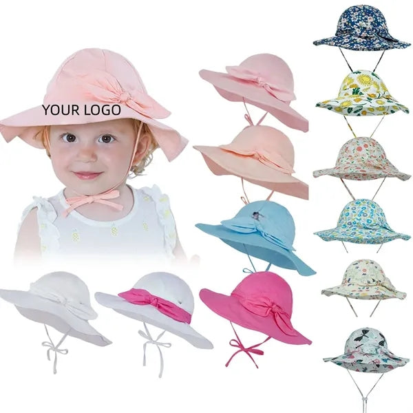 Toddler kids Baby Girls Summer Sun Hat UPF50 UV Protection