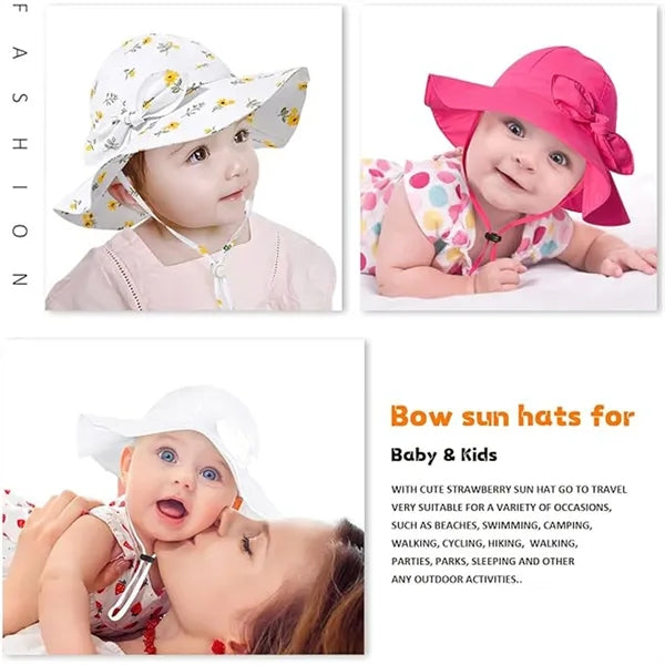 Toddler kids Baby Girls Summer Sun Hat UPF50 UV Protection