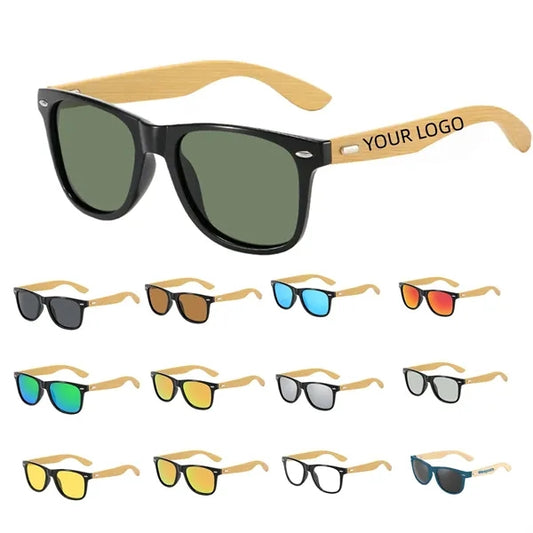 Bamboo Wood Arms Sunglasses for Women Men outdoors