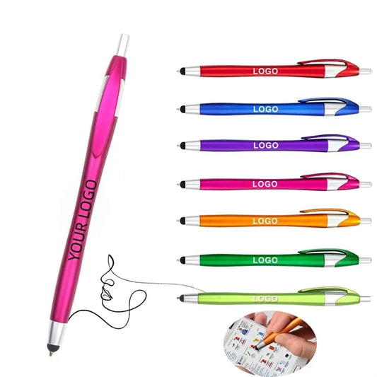 Ballpoint Pens with Stylus Tips Retractable Touch Screens