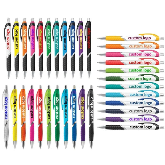 Ballpoint Pens With Rubber Grip with Soft Touch Plastic