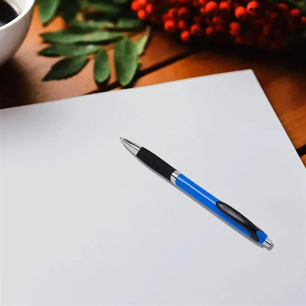 Ballpoint Pens With Rubber Grip with Soft Touch Plastic