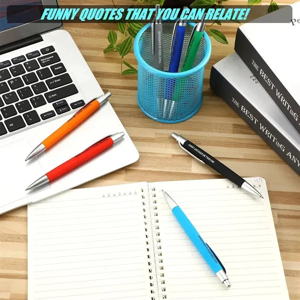 Snarky Funny ballpoint Pens Insulting Negative Office