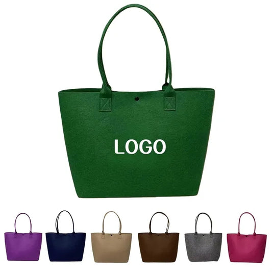 Felt Grocery Tote Bag