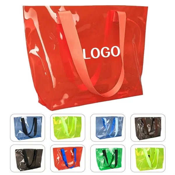 Clear Versatile Waterproof Stain Resistant Tote Bag