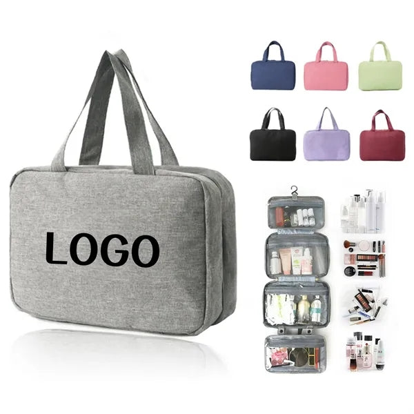 Roll up Hanging Foldable Water Resistant Toiletry Travel Bag