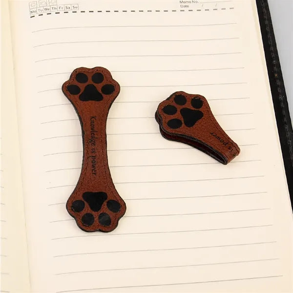 Dog Paw Magnetic Bookmark Cute Book Page Clip