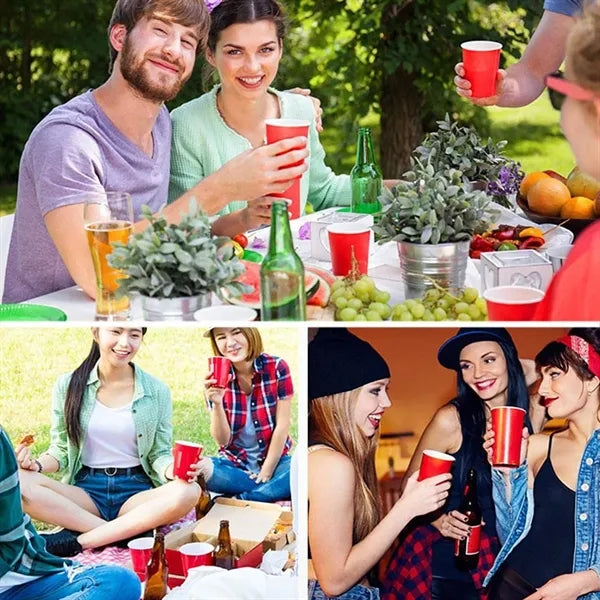 16oz Disposable Party Plastic Cups