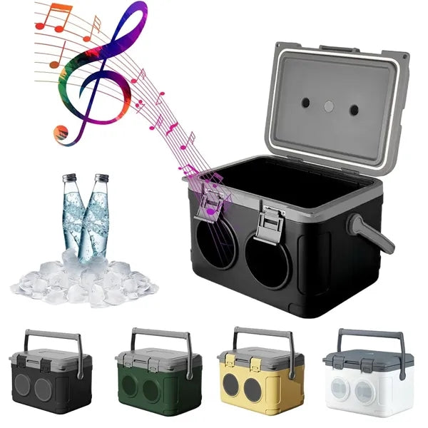 2 In 1 Cooler Box with Bluetoothe Speaker 22qt Refrigerator