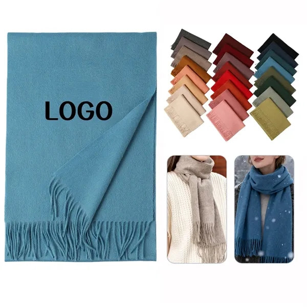 Lightweight Natural Cold Weather Wool Scarves