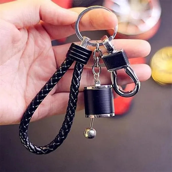 Cool keychains key ring personality Gear shift knob