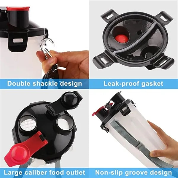 Dog Travel Water Bottle Collapsible Bowls 2-in-1