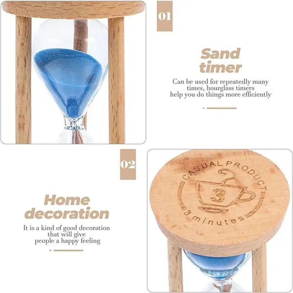 Hourglass Sand Clock Wooden Timer10 20 30 Minutes