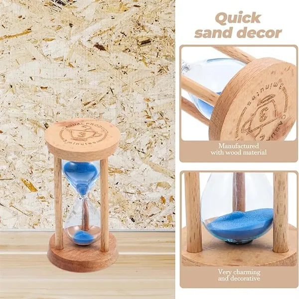 Hourglass Sand Clock Wooden Timer10 20 30 Minutes