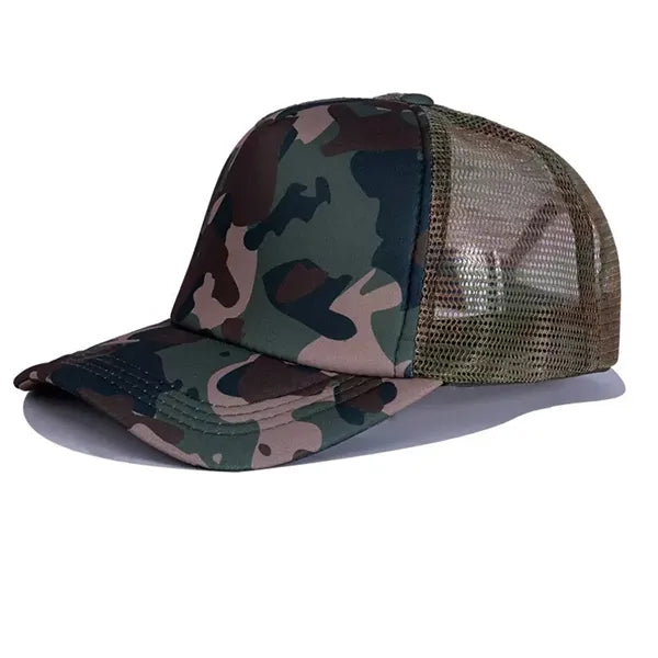 5-Panel Foam Hat with Mesh Back