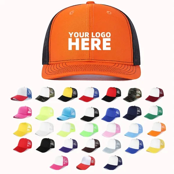 5-Panel Foam Hat with Mesh Back