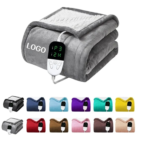 Soft Warm Flannel Electric Fast Heated Bed Blanket
