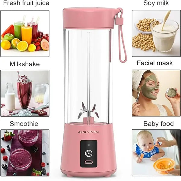 Portable Blender Personal Mixer Fruit Rechargeable with USB
