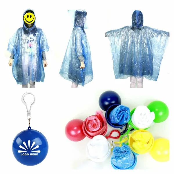Disposable Keychain Raincoat