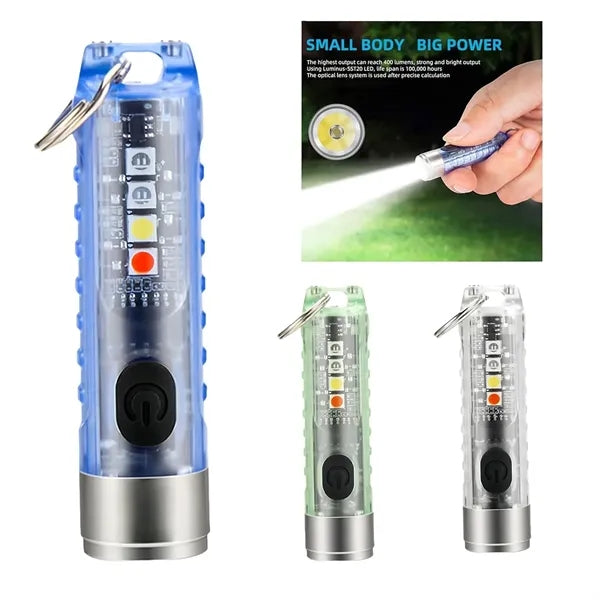 Keychain Flashlight Small Tiny Torch Led Magnetic Attraction