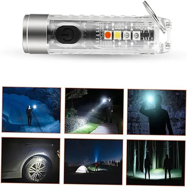 Keychain Flashlight Small Tiny Torch Led Magnetic Attraction