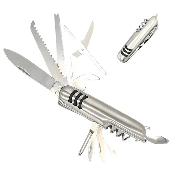 Metal Multifunctional Folding 11 in 1 Phillips Screwdriver