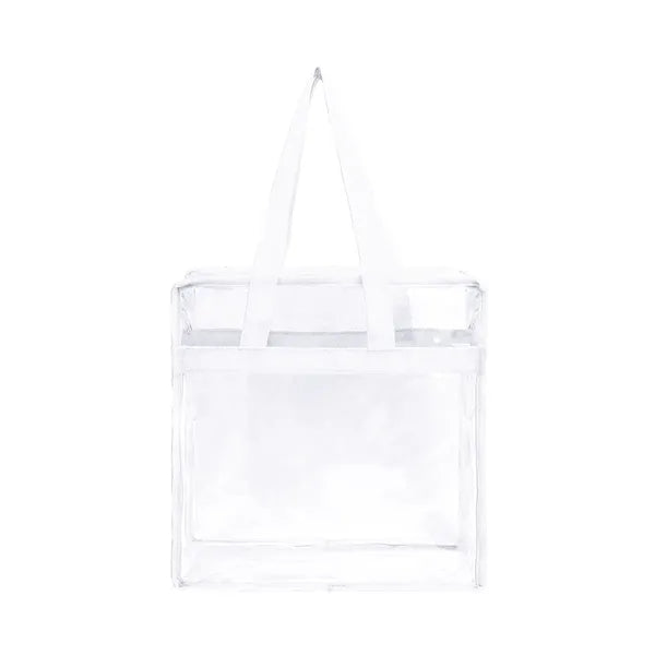 Stadium Approved Clear Zipper Tote Bag