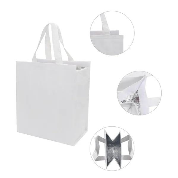 Non Woven Insulated Cooler Tote Bag 9"x5.9"x10.6"