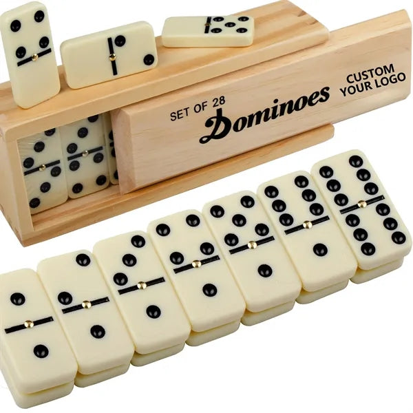 28Pcs Dominoes Set for Adults and Kids