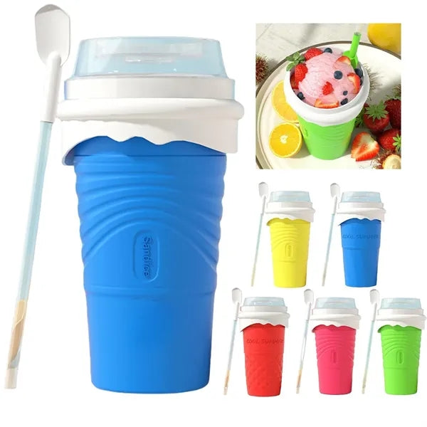Summer homemade smoothie double pinch cup