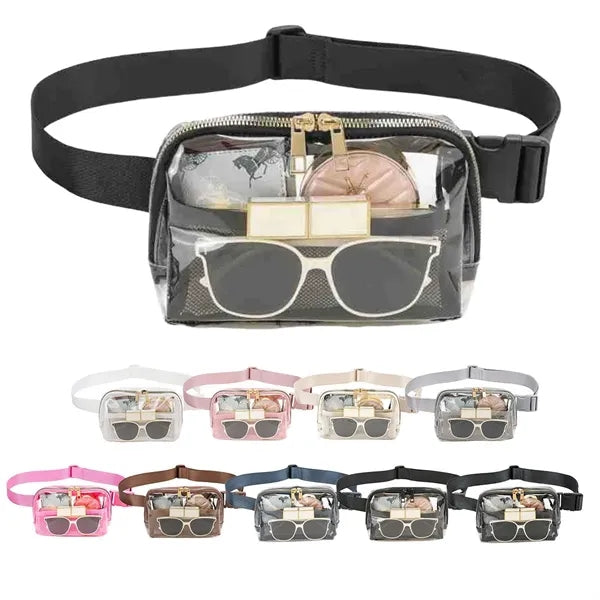 Stadium Adjustable Strap Clear Crossbody Bag