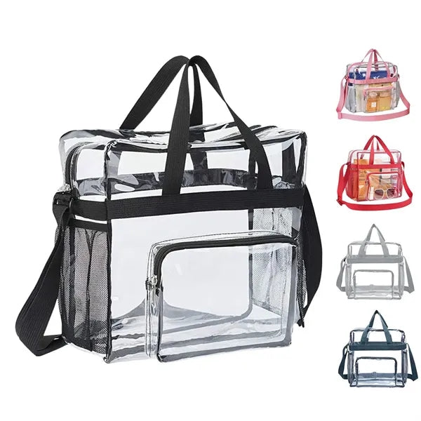 Stadium Clear Waterproof Crossbody with Adjustable Strap
