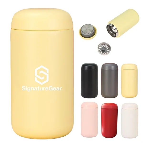 13Oz Mini Capsule Water Cup with Detachable Flow Control Lid