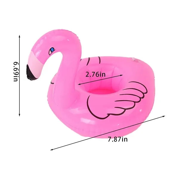 Summer beach party favors inflatable pool float drink holder