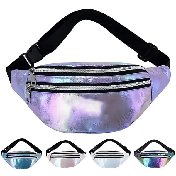 Shiny Waterproof Fanny Packs For Party