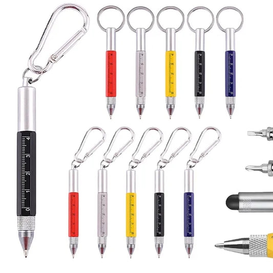 Multitool Tool Pen With Ruler Key Ring