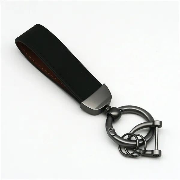 Suede Leather Key Fob