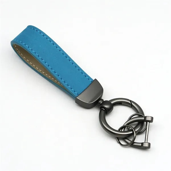 Suede Leather Key Fob
